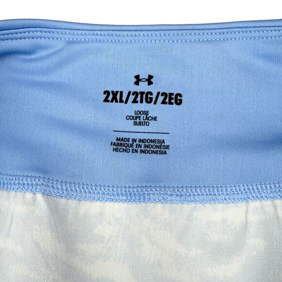 NWT UNDER ARMOUR Fish Pro Woven Women's 3" Shorts Size 2XL Horizon Blue - Picture 4 of 7